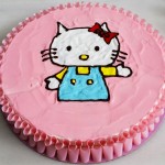 Τούρτα Hello Kitty ζωγραφιά